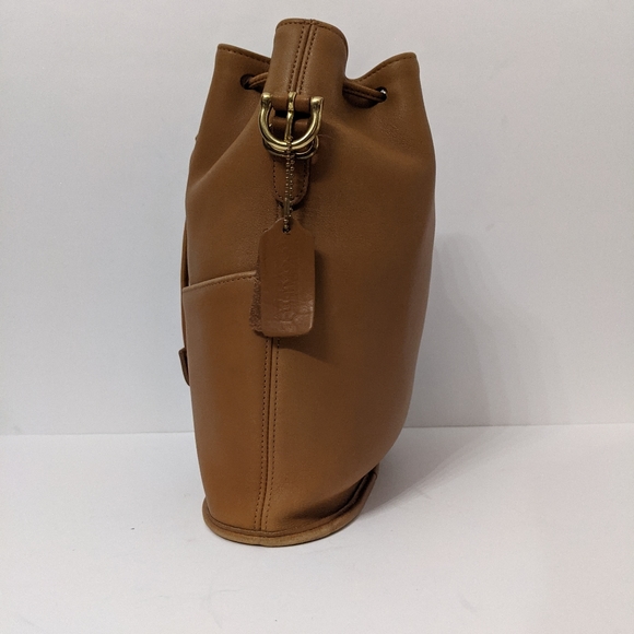Vintage Coach Equestrian Drawstring Bucket - Picture 4 of 10